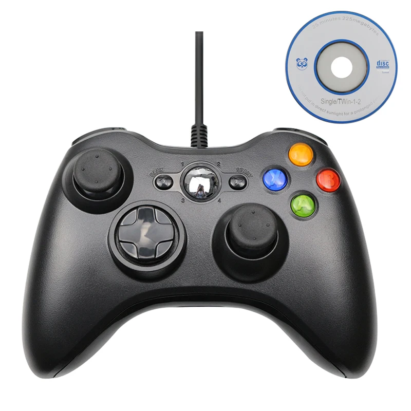Проводной геймпад USB Системы ПК контроллер для компьютер Windows 7/8/10, не для Xbox джойстика пульта