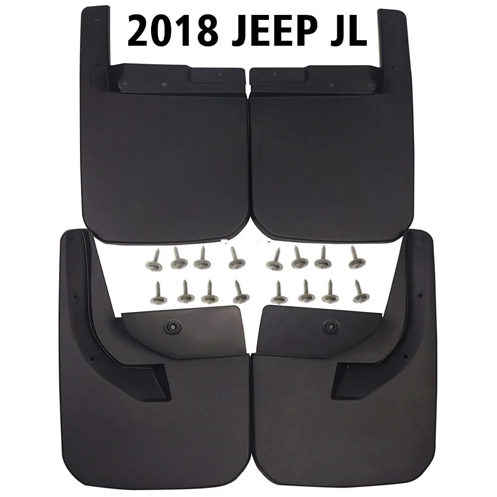 Для 2018 Jeep Wrangler JL новинка роскошные Брызговики для кузова брызговики передние и