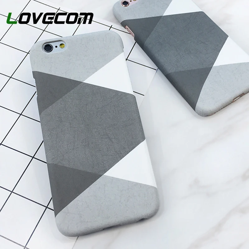 Жесткие ПК-Чехлы LOVECOM для iPhone XS XR XS Max X 6 6S 5 5S SE 7 8 Plus