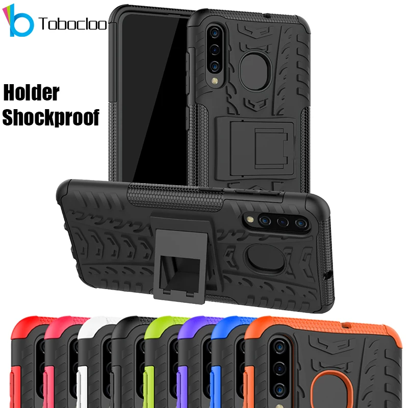 Armor Case ShockProof for Samsung Galaxy A20 A20E A30 A40 A70 M10 M20 A2 CORE 2019 Heavy Duty Hard Soft Silicone Stand Cover |