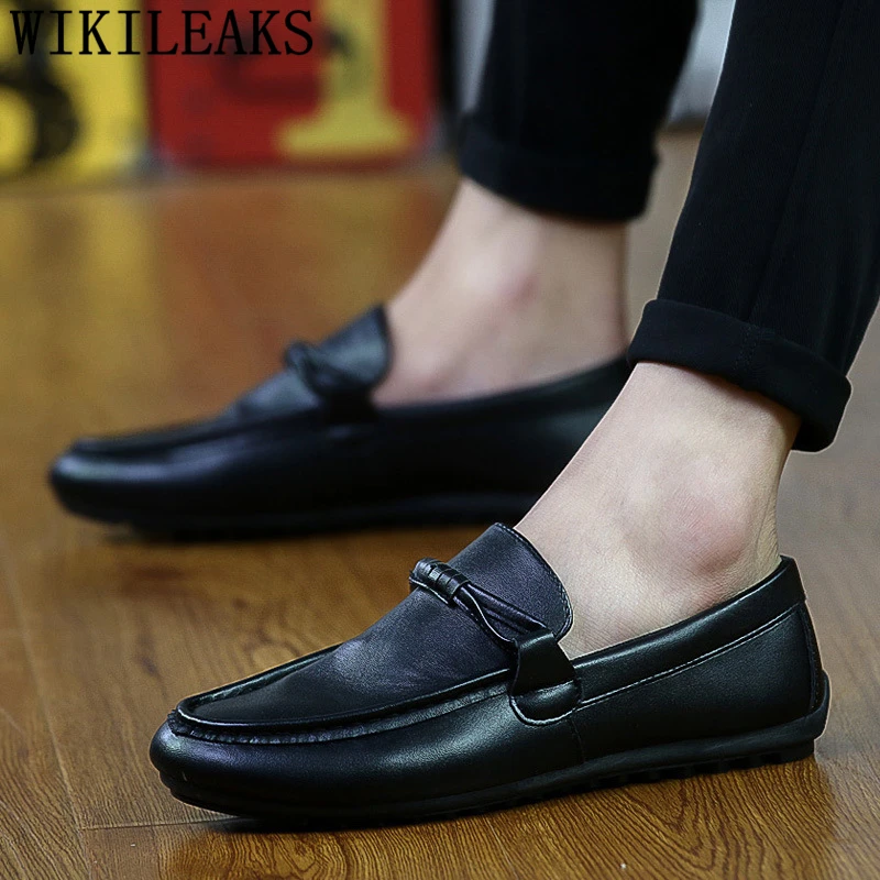 Driving Shoes Casual Leather Men Luxury Brand Designer High Quality Chaussure Homme Tenis Masculino Ayakkabi | Обувь