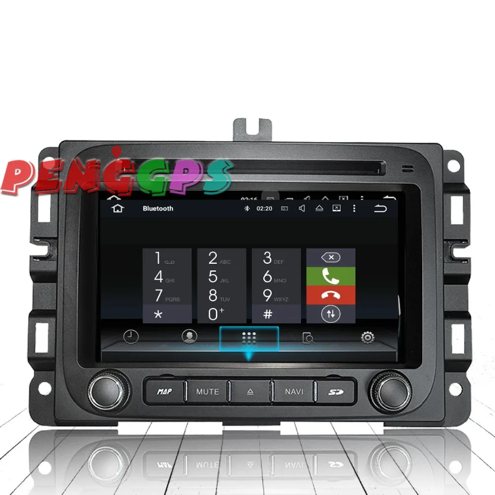 Автомагнитола 2 din Android 8 0 7 1 стерео головное устройство GPS для Dodge RAM1500 2014 2015 2016 2017 2018 автомобильный DVD плеер