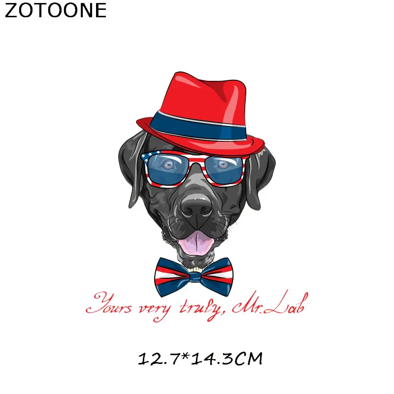 100 ZOTOONE/милые животные, нашивки с полосками, набор, железные Переводные нашивки в форме собак для девочек, детская футболка, одежда, сделай сам, переводные наклейки, G - Цвет: 100