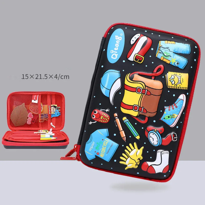 Style 24 Kawaii 3D School Pencil Case for Girls Boys Penal Korean Pen Bag Cute EVA Large Makeup Pencilcase Pouch Stationery Box Penalties - Цвет: Style 24