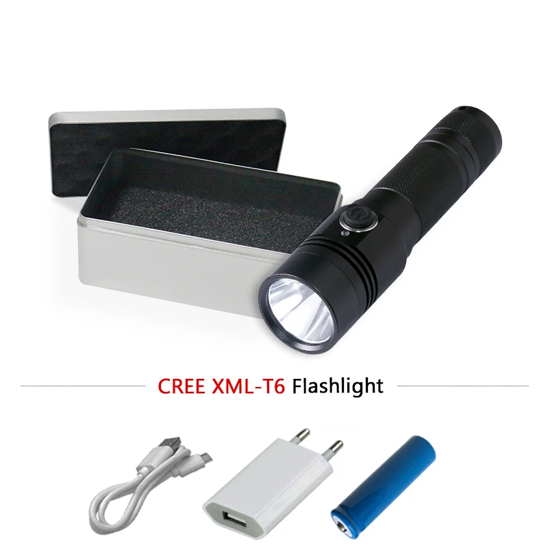 Светодиодная вспышка micro usb фонарик cree xml t6 l2 linterna водонепроницаемый Lanterna 18650