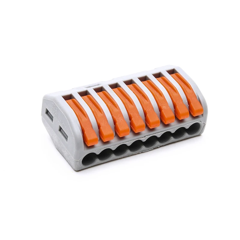 50 шт. 28-12 AWG PCT-218 222-418 компактный Соединительный соединитель пружинный рычаг Push Fit