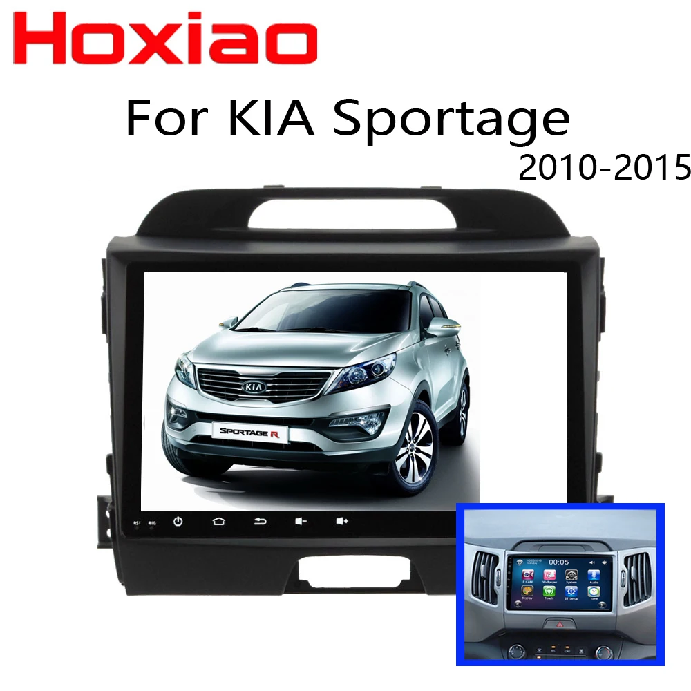 Автомобильный gps 2 din радио рекордер для KIA Sportage 2011- 9 'Bluetooth стерео MP5 плеер FM/AM Поддержка Android Интернет