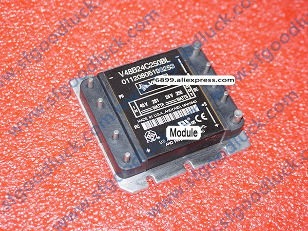 Модуль питания V48B24C250BL внешний модуль 24 в 250 А Вт 36 75 входной 9 DIP|module|module power |