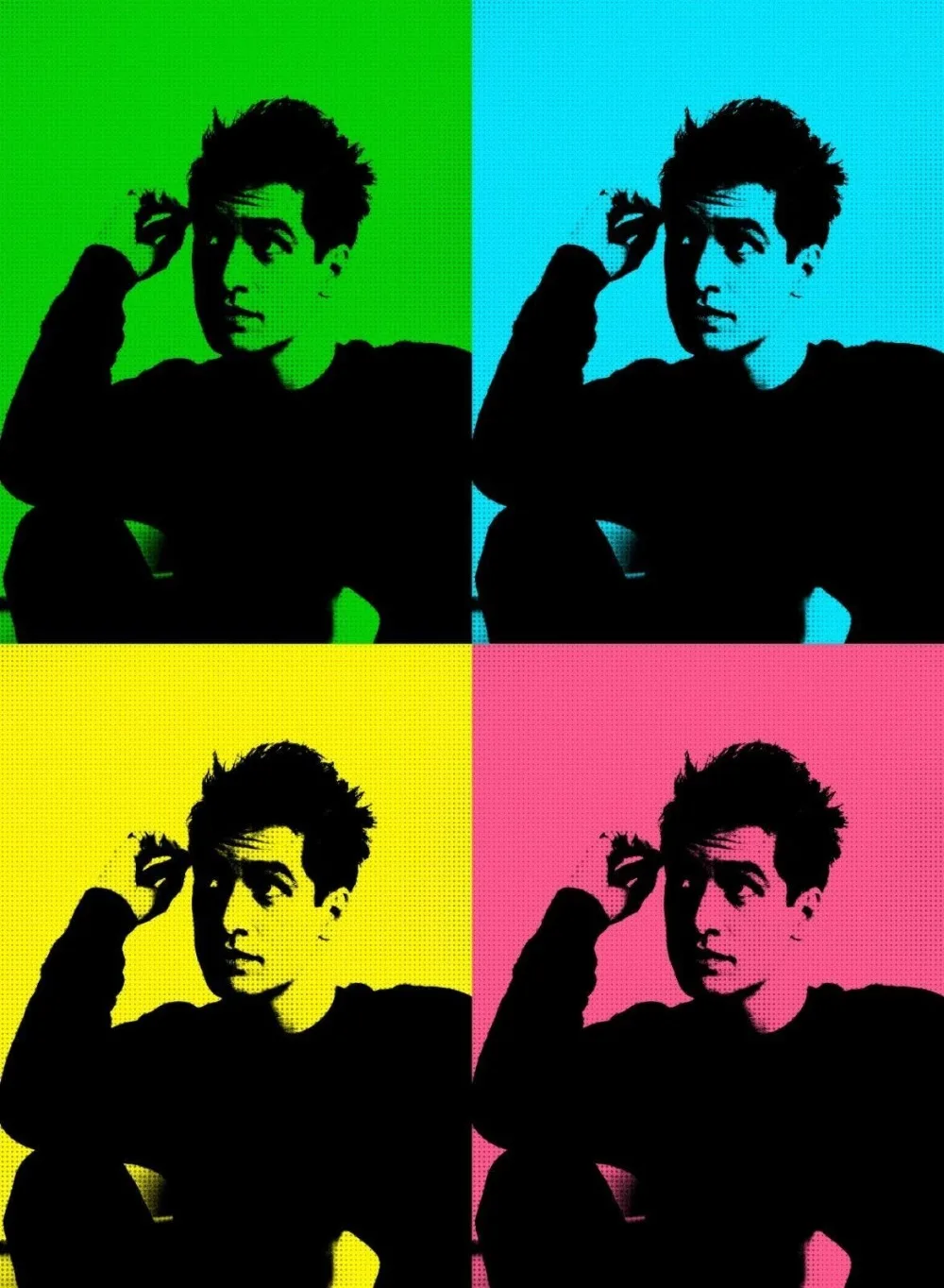 PANIC! AT THE DISCO BRENDON урие Шелковый плакат декоративной живописи 24x36inch|Рисование и