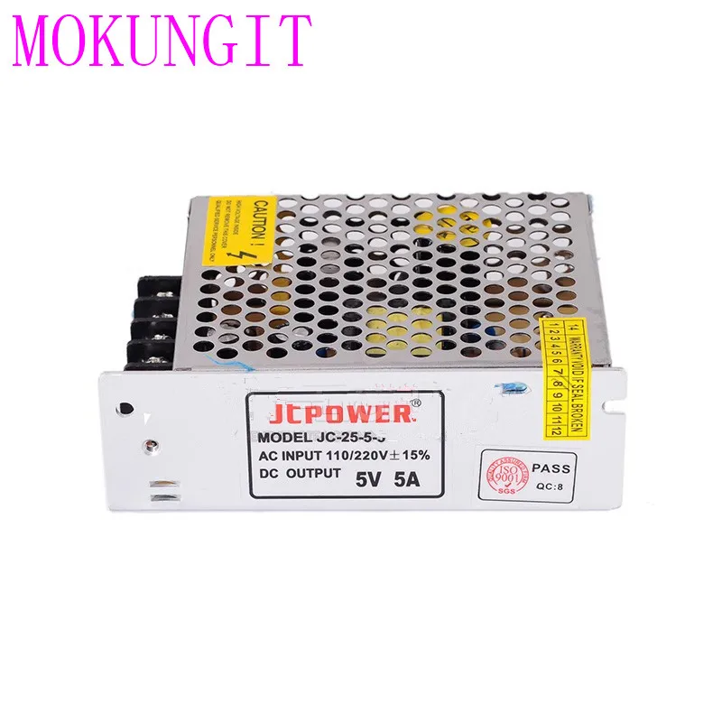 5V 5A 25W переключатель питания трансформатор AC 100 V 240 к DC для светодиодной ленты WS2812B