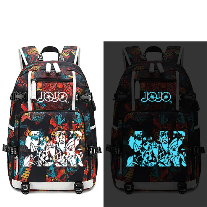 Рюкзак с USB-портом и змеиным принтом для ноутбука | Багаж сумки