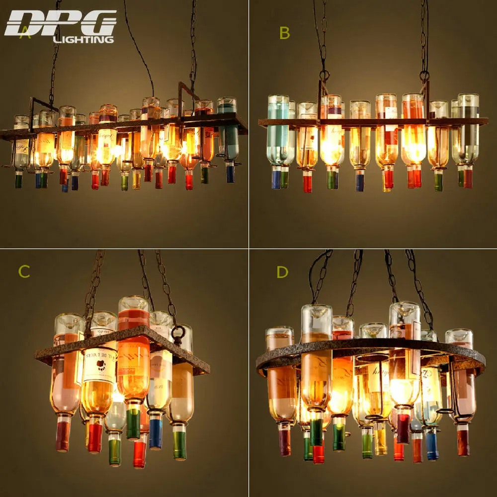 Винтажный стиль лофт Светодиодная лампа подвесные светильники с подвесками