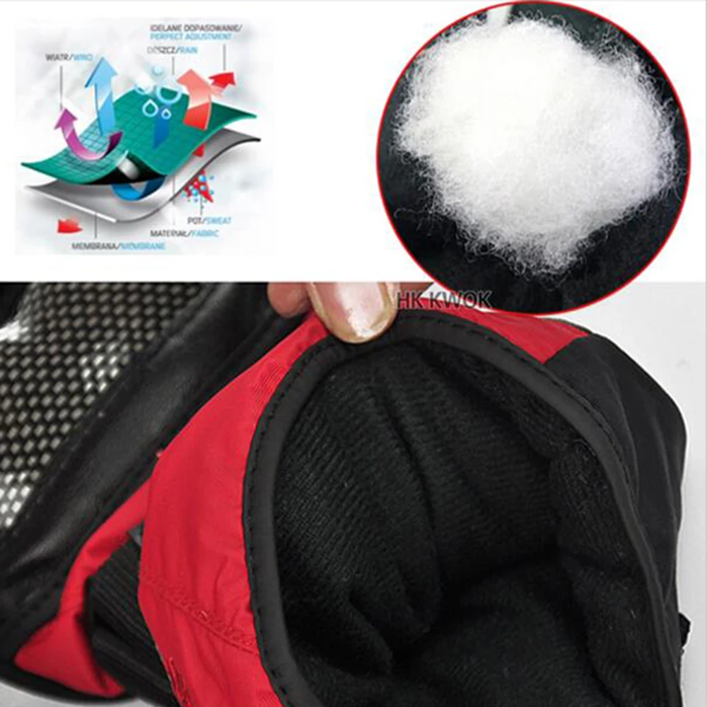 Профессиональные байкерские перчатки Guantes мотоциклетные водонепроницаемые