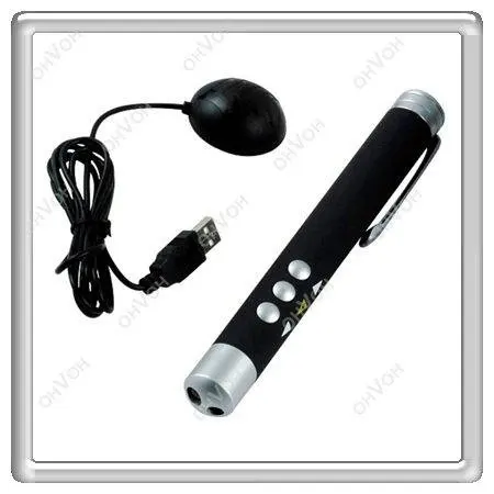 S5H USB Wireless Remote Control Red Laser Powerpoint Presentation Pointer Pen |