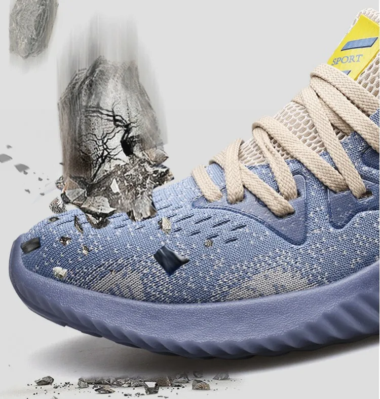 Мужские ботинки со стальным носком светильник обувь для страхования труда