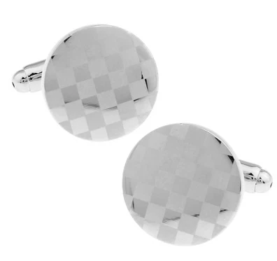 Высококачественные мужские дизайнерские запонки iGame из меди гладкие круглые с
