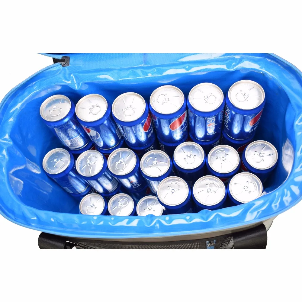 Gzlbo сумка холодильник 55cans большая емкость ТПУ тележка путешествия