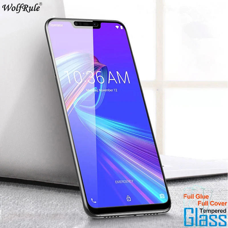 2 шт. для Asus Zenfone Max M2 ZB633KL Защитная пленка экрана с полным клеем закаленное стекло