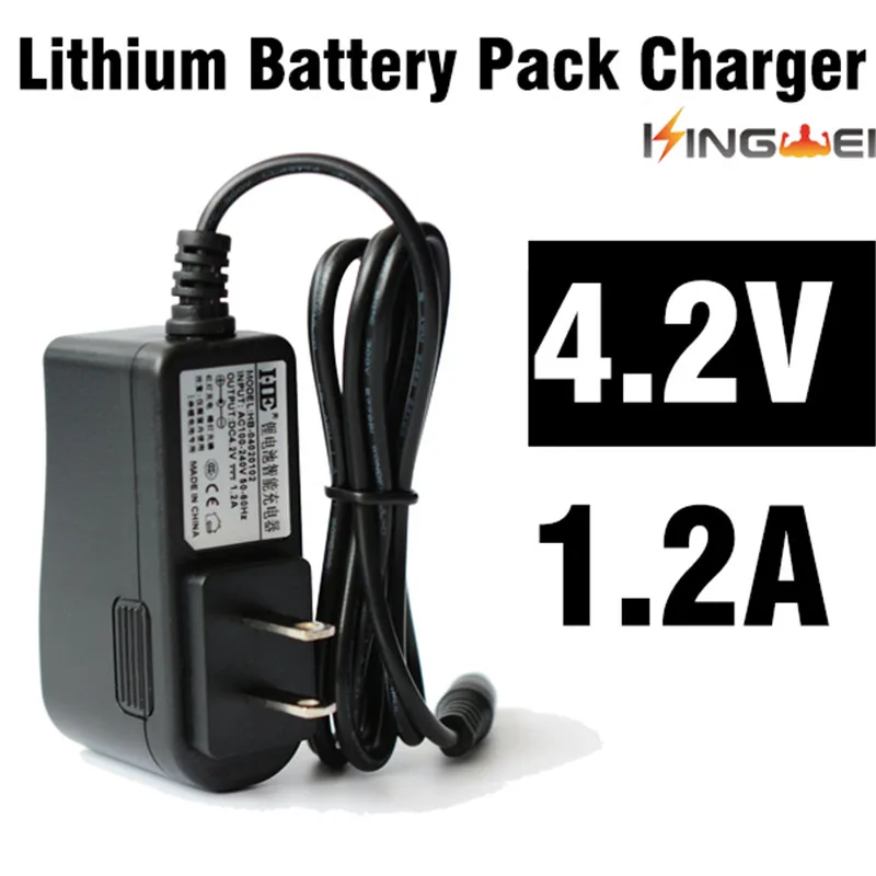 Зарядное устройство KingWei стандарта ЕС Великобритании США 18650 в 4 2 а|charger for|us charger4.2v
