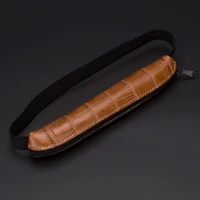 creative stationery suede leather pencil case with elastic band pencil bag organizer office school pen box