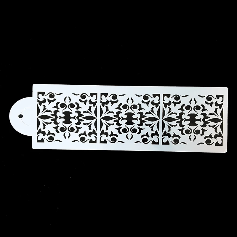 1 шт. трафарет для выпечки цветок|flowers fondant|bakeware toolscake stencil |