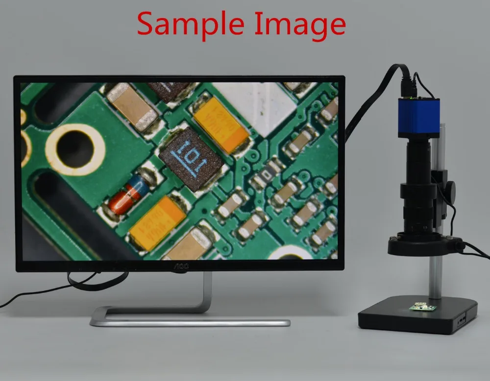 Цифровой видеомикроскоп 16 МП HDMI usb HD промышленная камера цифровой зум 60 Гц для