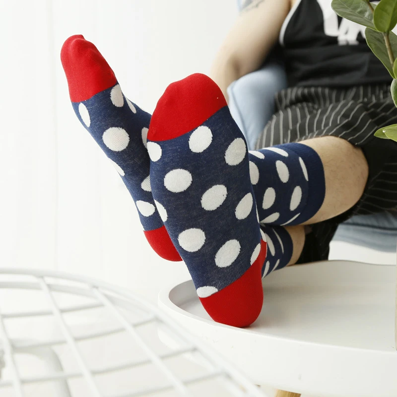 

6 Pairs New Korean Fashion Unisex Hip Hop Cool Winter Socks Men Harajuku Cotton Warm Sock Funny Happy Socks Gifts For Men Meias