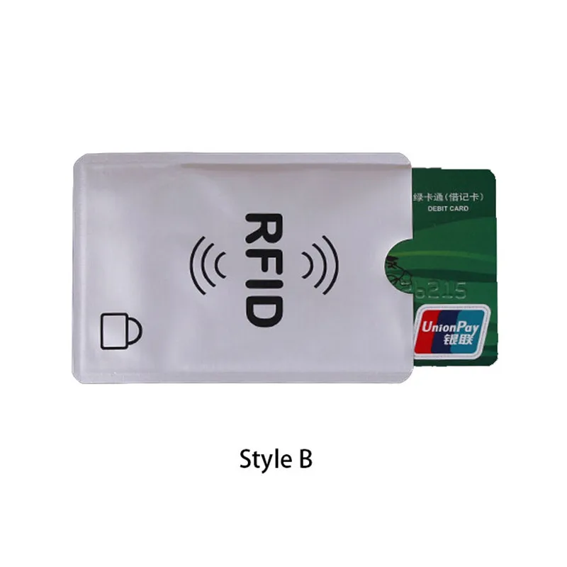 5 шт. Rfid Защитный металлический кредитный держатель для карт для мужчин и женщин, бизнес чехол для ID карт, Анти Rfid Блокировка, считыватель, блокировка, NFC покрытие для автобусных карт