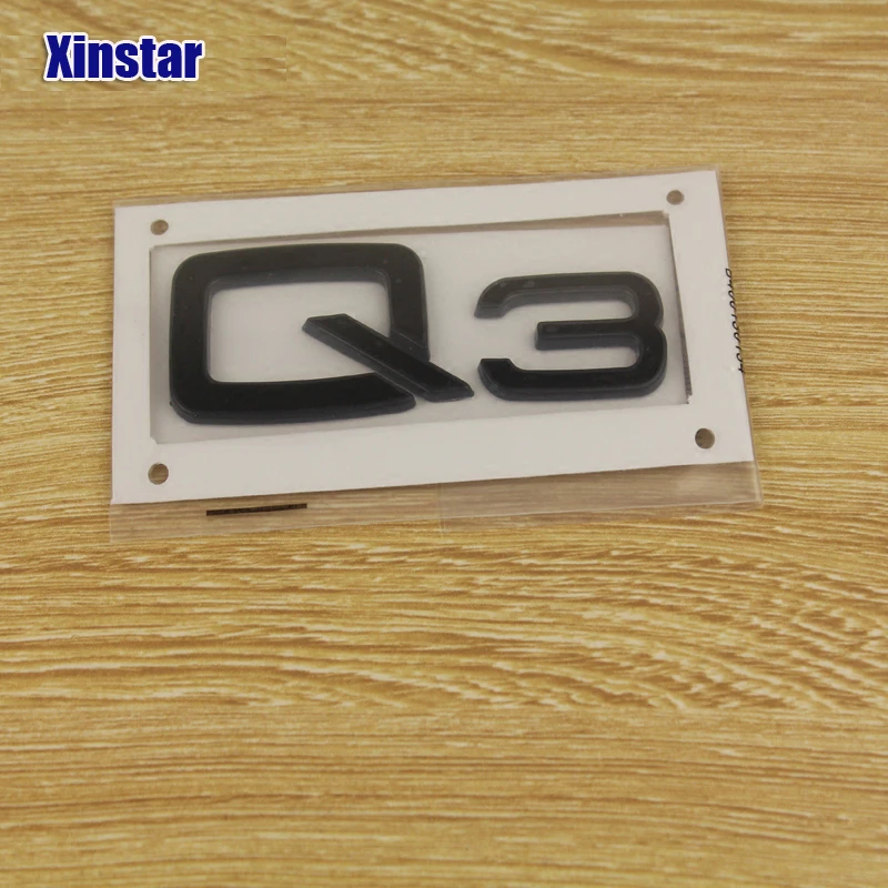 

ABS Car Badge Car Rear Sticker For Audi SLINE RS Q3 Q5 Q7