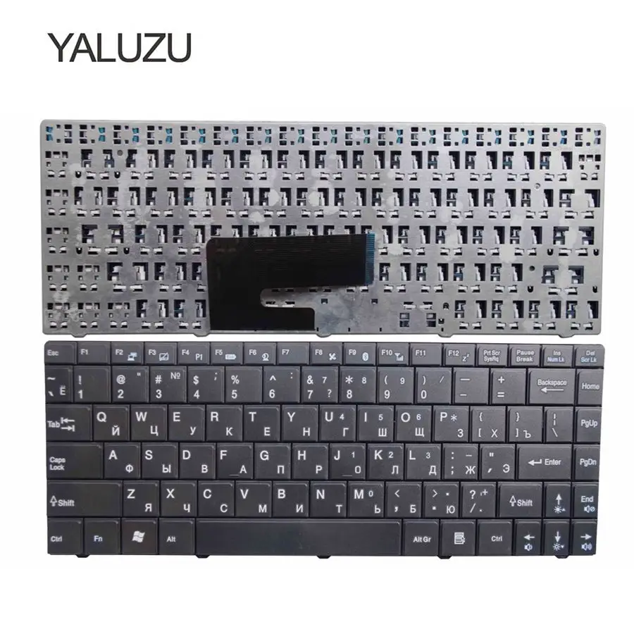 YALUZU Русская клавиатура для ноутбука MSI CR420 CR400 X350 EX465 CX420 CR420 X370 CR460 RU раскладка черная замена клавиатуры