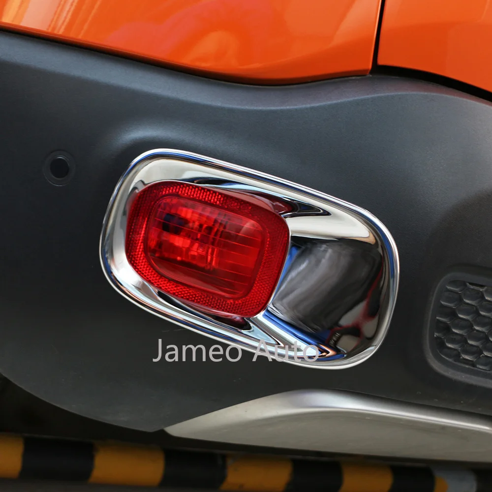 Подходит для Jeep Renegade 2015 2016 2017 2018 хромированный задний бампер