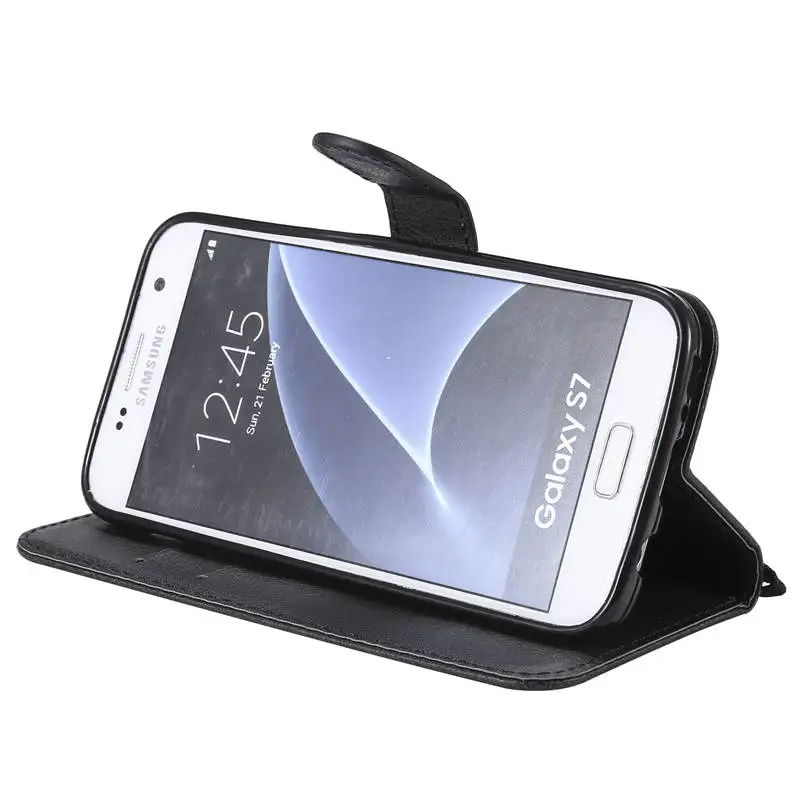 Чехол для Samsung Galaxy S7 из искусственной кожи с откидной крышкой G930F G930V G930 G9300 SM-G930FD |