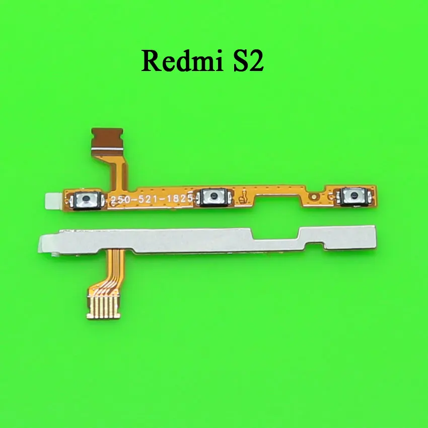 For Redmi S2 Юйси 1 шт. кнопка включения/громкости гибкий кабель для Xiaomi Redmi 3 3S 4X4 Pro 4A 5 Plus 5A 6 6A S2 Note 2 3 4 4X5 5A - Цвет: For Redmi S2