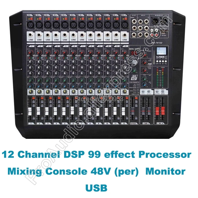 Микрофон MICWL Pro 12 каналов двойная группа DJ караоке звуковой - Цена: 22 057,70 руб.