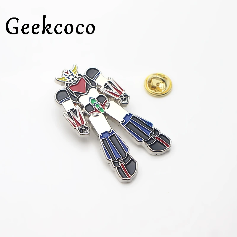 НЛО робот Grendizer 90s эмалированные булавки для металлические украшения для одежды Подарочная сумка рубашка шляпа рюкзак брошь со знаком отличия Значки для мужчин J0138