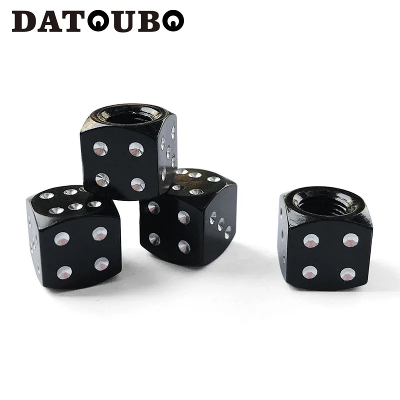 DATOUBO 16 шт. высококачественный алюминиевый Игральный кубик униальный автомобильный колпачок для клапанов шин, смешанный цветной колпак для велосипедных шин, колпак для автомобильных крышек