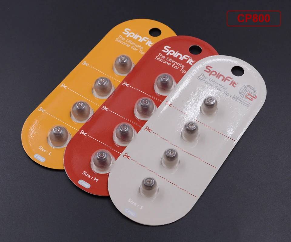 1 пара(2 шт.) SpinFit CP100 CP100M CP800 CP220 CP230 CP240 наушники-вкладыши запатентованные силиконовые подушечку инновационные Технология подушечек