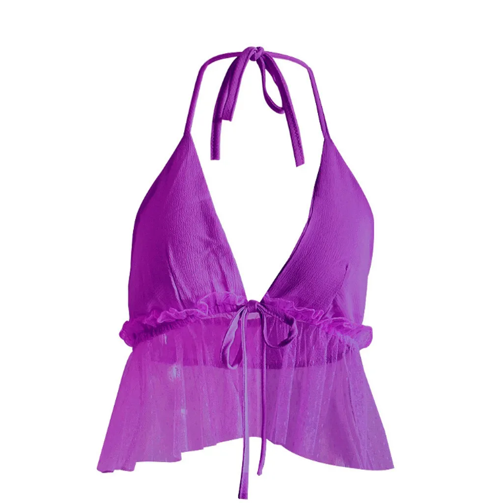 MUQGEW модные женские туфли сексуальный однотонный с открытыми плечами спинки Lace-up