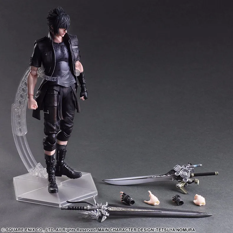 Аниме Final Fantasy XV ноктис люцис кэлум экшн фигурка PlayArts Kai фигурка игрушки Коллекция Модель игры Искусство FF15 оригинальная коробка