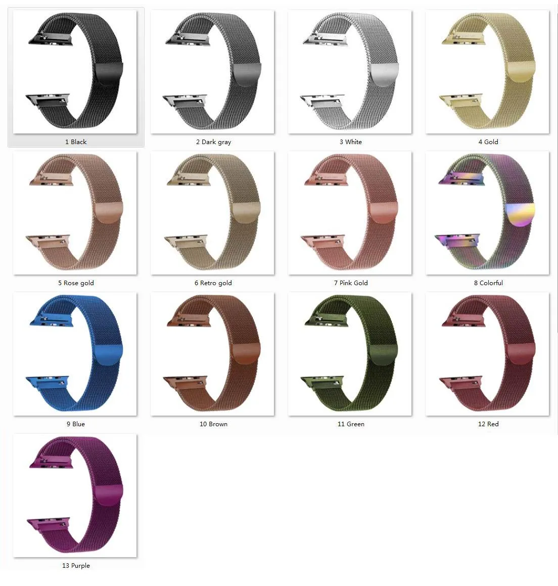 Миланская петля ремешок для apple watch band correa apple watch 4 band 44 мм iWatch 3 2 1 42 мм 38 мм 40 мм Миланский металлический браслет