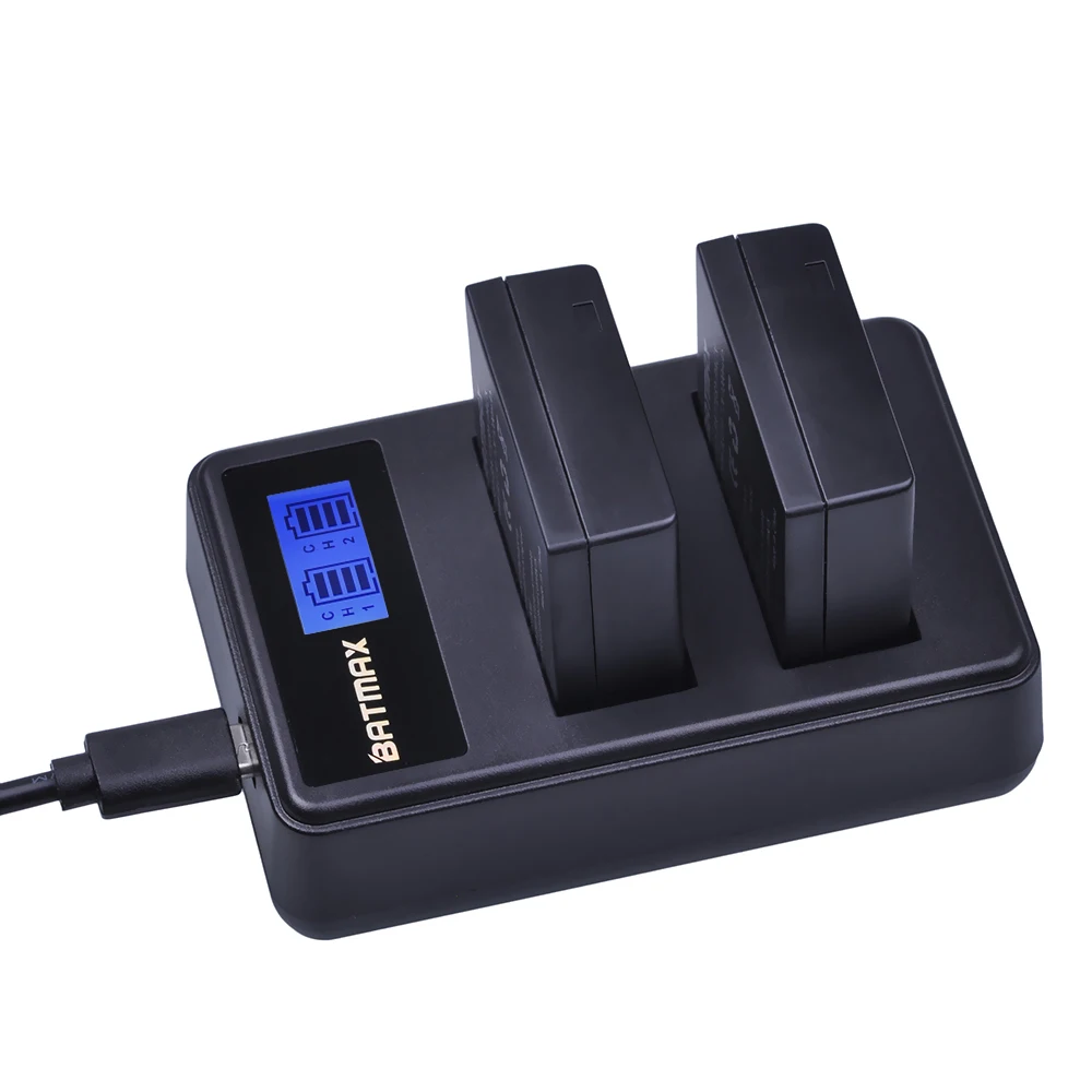 Аккумулятор Batmax 2 шт. двойное зарядное устройство USB для телефона Panasonic BLG10E BLG10GK