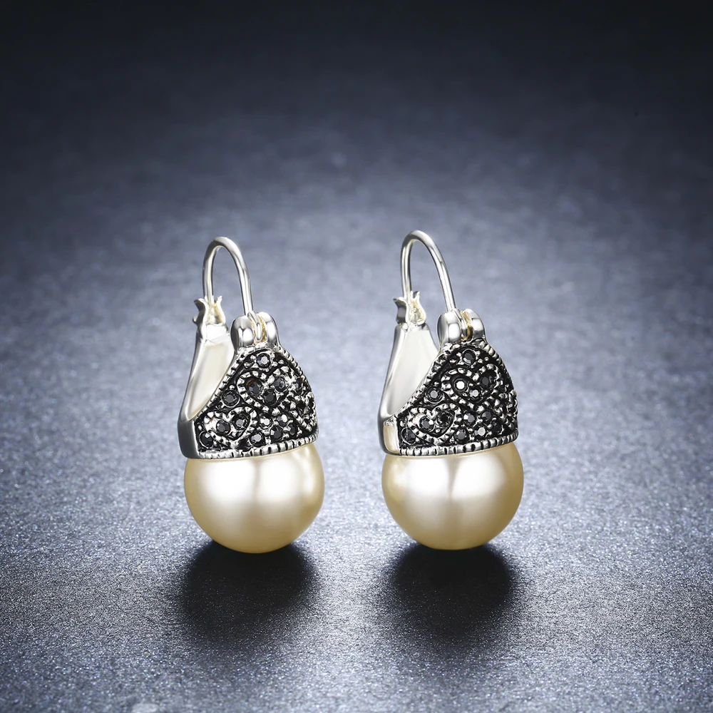 Модный бренд Italina! Винтажное жемчужное ожерелье и серьги цвета подлинного