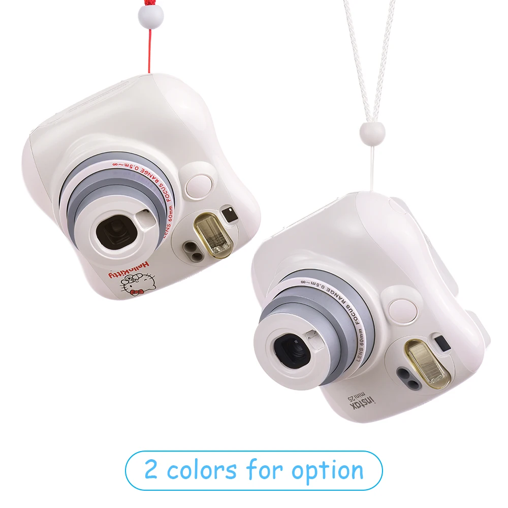 Fujifilm Instax Mini 25 Kitty and Cherry White камера для Fuji Instan фильм фото|Плёночные и моментальные