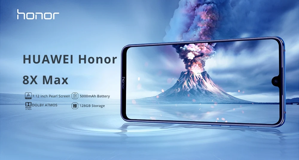 HONOR 8X Max 6G globalrom 5000 mAh 7,1" FHD дисплей Snapdragon 636/660 Android 8,1 отпечатков пальцев OTG Смартфон