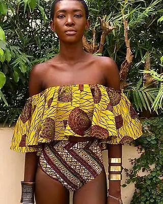 Распродажа цветочный принт сексуальный женский комплект бикини бандо 2017