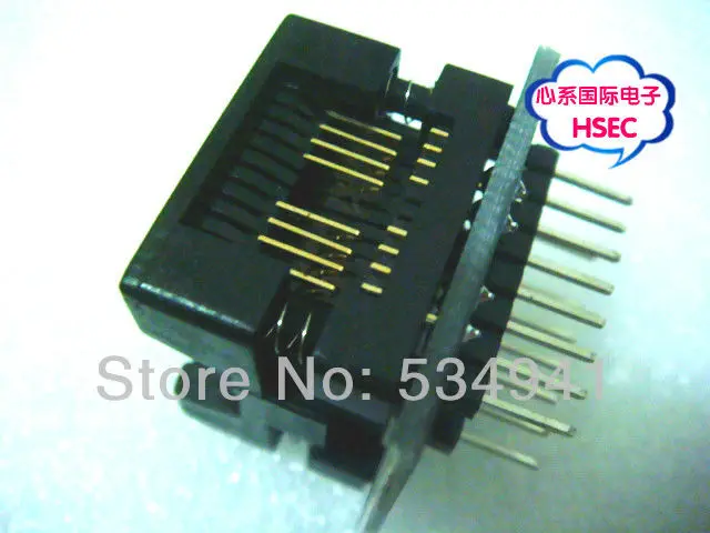 Двойной SOP8 к DIP16 гнездо/двойной SOIC8 к DIP16 гнездо адаптера/универсальный адаптер/(200mil к 208mil
