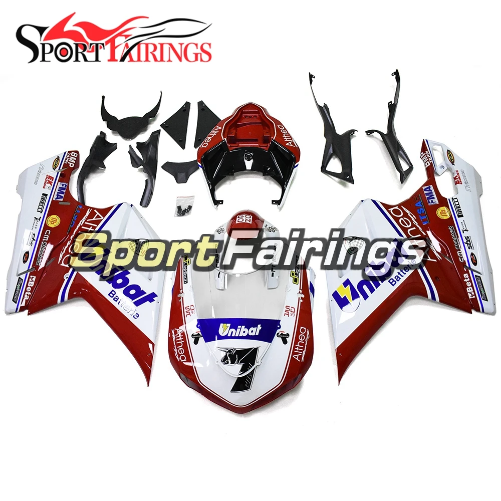 Обтекатели для мотоциклов Ducati 848 1098 1198 2007 2008 2009 2010 2011 Корпус кузова из АБС пластика