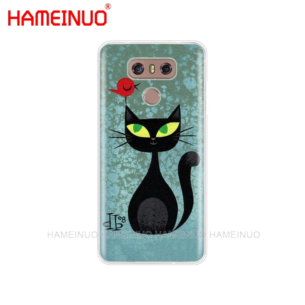 HAMEINUO Милый Забавный чехол с кошками для телефона LG G7 Q6 G6 MINI G5 K10 K4 K8 X POWER 2 V20 V30