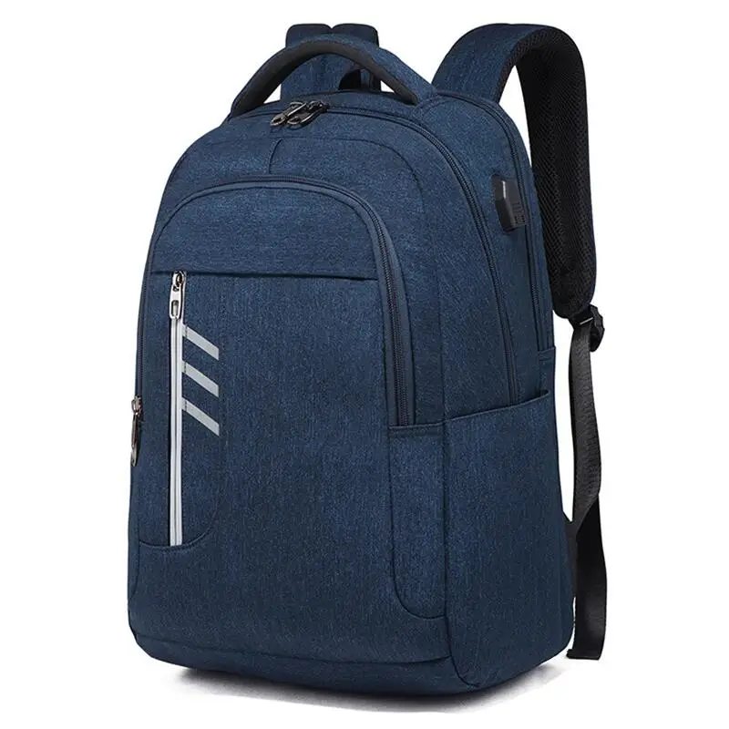 BLUE SNAP TOURS Waterproof Travel Backpack For Men USB Charging Portable Urban Laptop Backpack Large Space Trip Bagpack - Цвет: BLUE