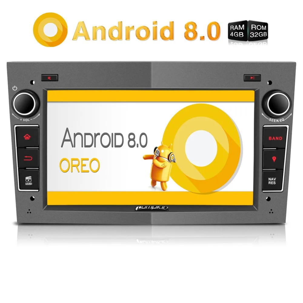 Тыква 2 Din " 4G+ 32G Android 8,0 Автомобильный мультимедийный без DVD плеер gps навигация автомобильный стерео для Opel/Corsa Wifi FM радио головное устройство